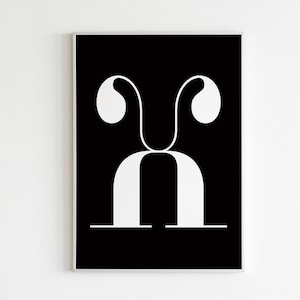 X carta imprimible arte de la pared, cartas imprimibles, cartel escandinavo, decoración del hogar, Affiche Scandinave, impresión de la habitación del huésped, impresión de la entrada minimalista