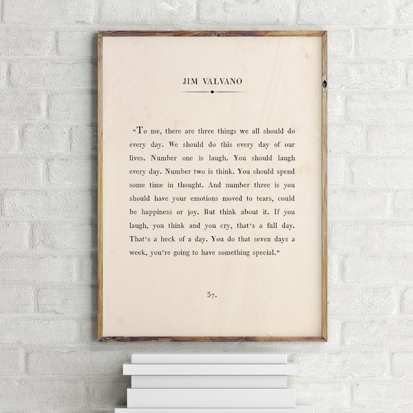 Jim Valvano Quote Printable, Book Page Wall Art,Book Passage Wall Art,Inspirational Motivational Print,Book Page Print, Quote Wall Art