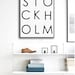 STOCKHOLM Scandinavian Printable Postercity - Etsy
