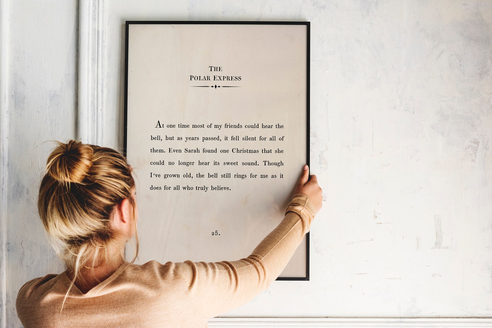 The Polar Express Printable Wall Artbook Page Printchristmas - Etsy