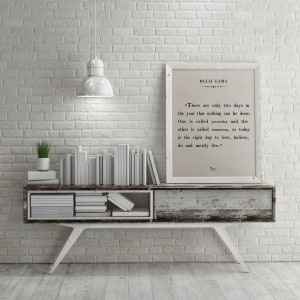 Dalai Lama Quote Print, Custom Text Print, Inspirational Motivational Print, Classic Book Page Print,Vintage Book Page Printable Poster image 4