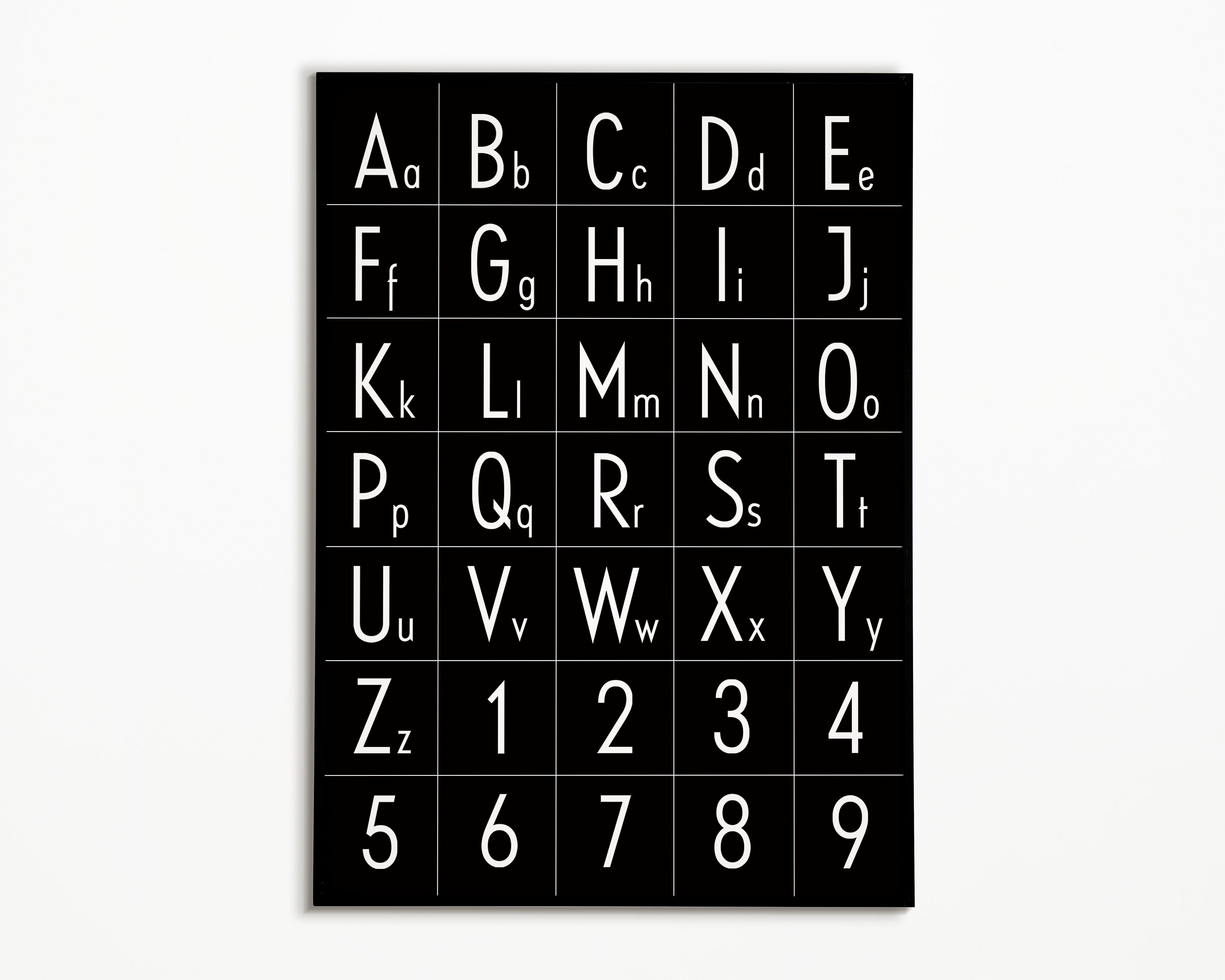 Alphabet Print, Numbers Wall Art, Kindergarten Sign,playroom Wall Sign ...