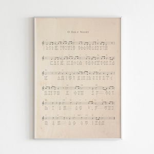 Printable Vintage O Holy Night Sheet Music