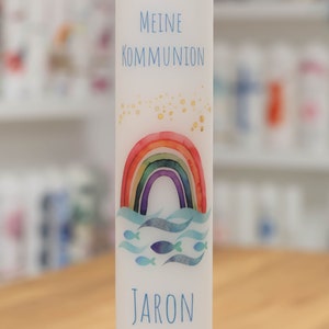 Kommunionkerze mit Designdruck JARON imagen 2