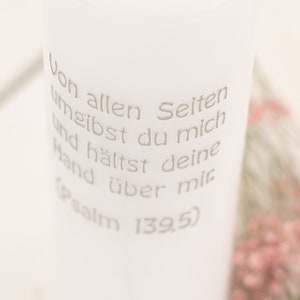 Spruch VINYL auf Deiner individuellen Kerze 17321 Bild 3