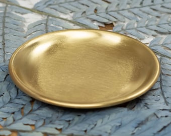 Kerzenteller aus Metall VESTA gold für Deine Taufkerze, Hochzeitskerze