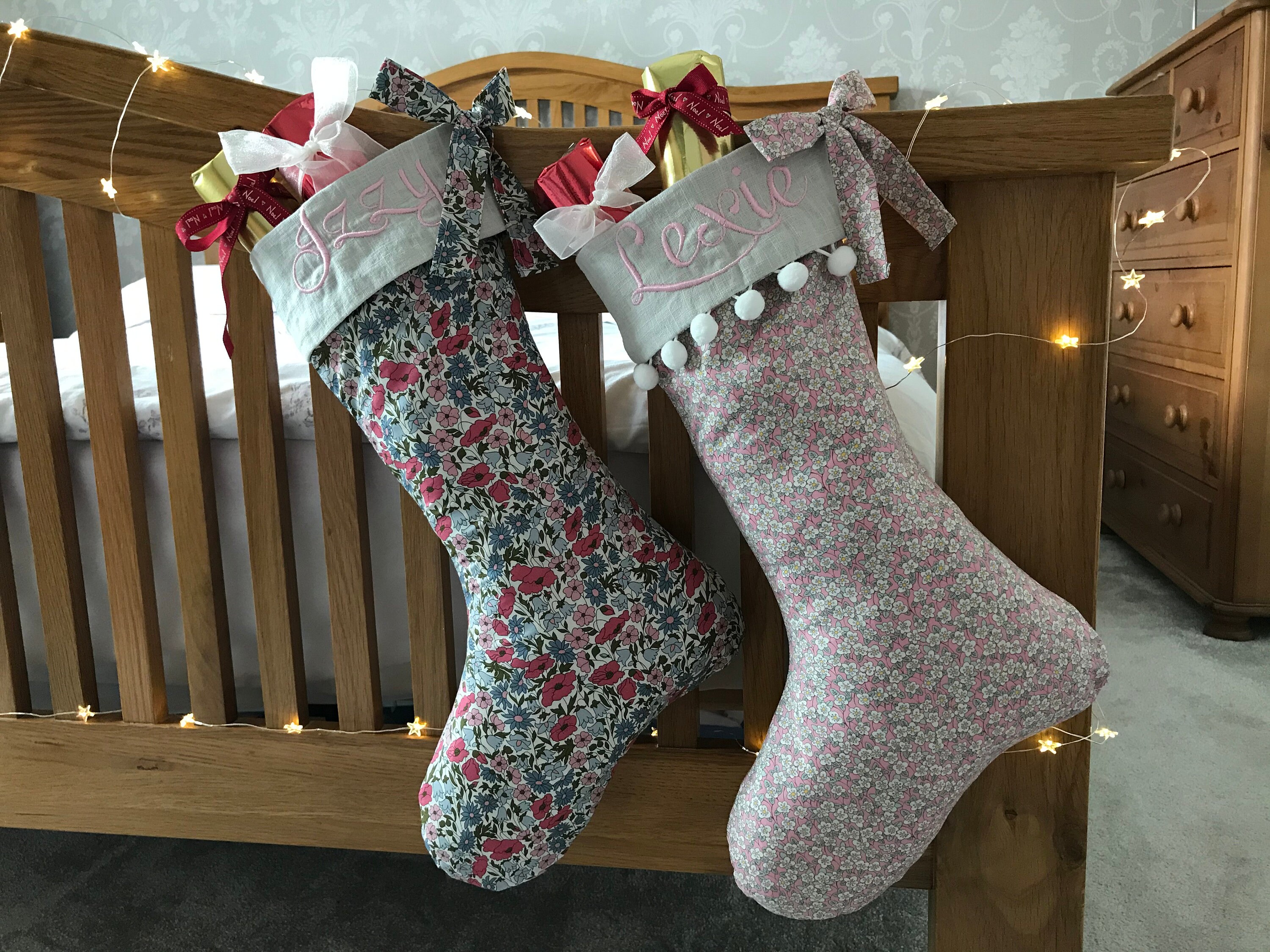 Vintage Looking Christmas Stockings 