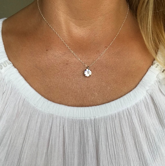 swarovski solitaire pendant