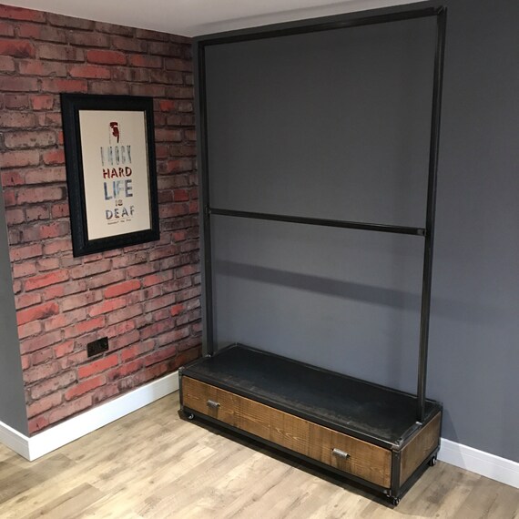 Industrial Clothes Rail Clothes Rack Clothing Rack With Etsy