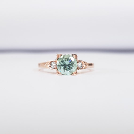 Mint moissanite best sale