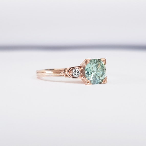Mint moissanite hotsell