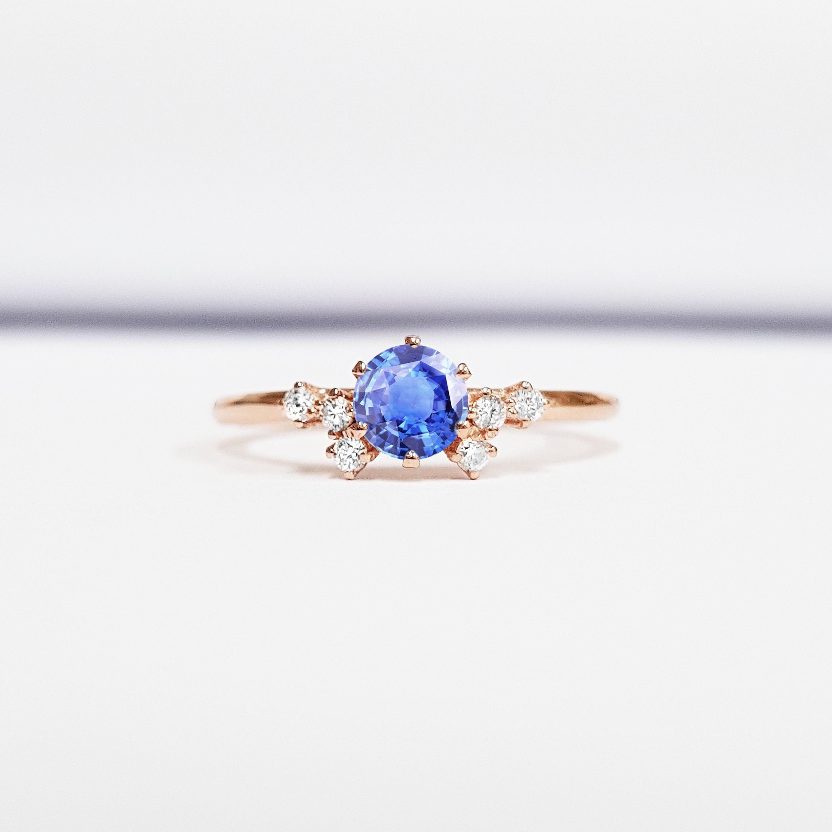 1.29Ct Pastel Blue Sapphire/Sky Blue Sapphire Ring | Burma Jars