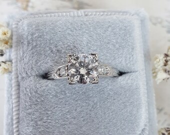 1920s Inspired Lab Grown Diamond Engagement Ring