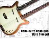 Danelectro Doubleneck Model 3923 Semi-Hollow style instrument