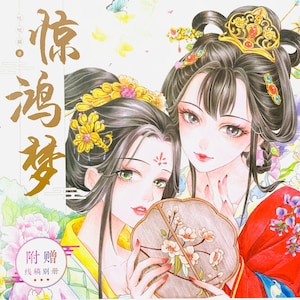 Jīnghongmeng - chinese coloring guide book + coloring sheets