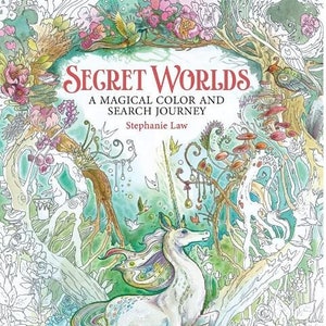 New : Secret Worlds A Magical Color and Search Journey