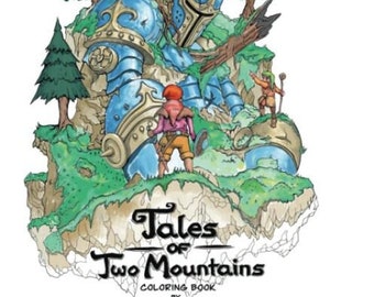 Tales of Two Mountains Colouring Book Signed by Mirosz