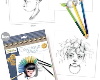 New : Coloriage wild 5 by Emmanuelle collin