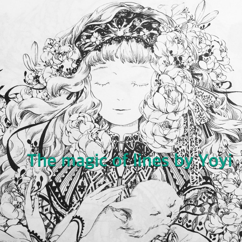 The magic of lines by Yoyi chinese drawing tutorial book image 3