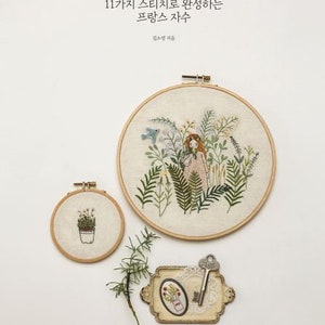 French embroidery by K blue