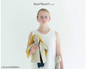 Adult dress up cloth doll - Japanese Doll pattern book