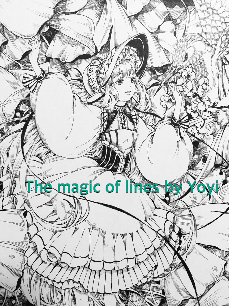 The magic of lines by Yoyi chinese drawing tutorial book image 9