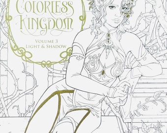 New : A colorless kingdom Volume 3 light &shadow Artist Edition Signed book