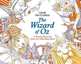 Wizard of oz  - fairy tale coloring and korean coloring book