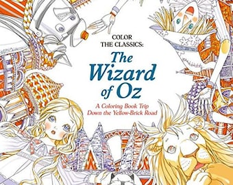 Wizard of oz  - fairy tale coloring and korean coloring book