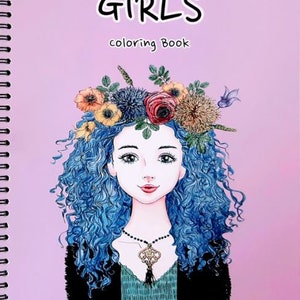Girls coloring book