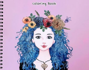 Mädchen Malbuch