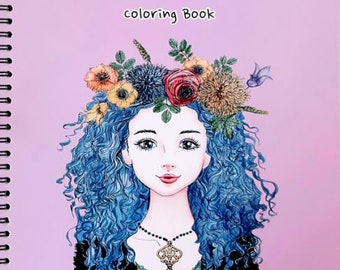 Girls coloring book