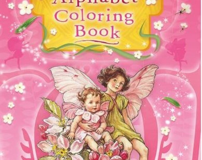 Flower Fairies Alphabet Coloring Book Etsy