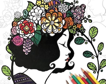Colouring book by Bae Gui Young Korean illustrator