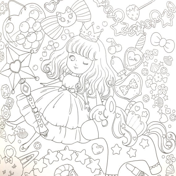850 Cute Japanese Coloring Pages  Free