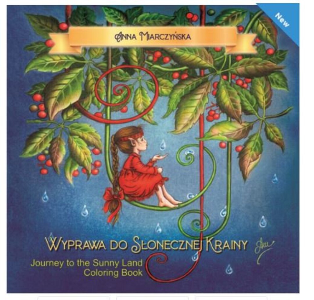 New: Journey to the Sunny Land Coloring Book by Anna Miarczynska - Etsy