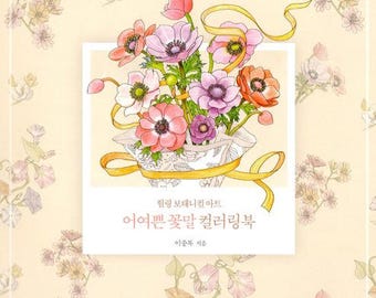 Heilende Botanische Kunst Malbuch Blumensprache