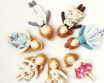 新発売：Kブルーのかわいい布人形韓国人形のソーイングブック - Etsy 日本