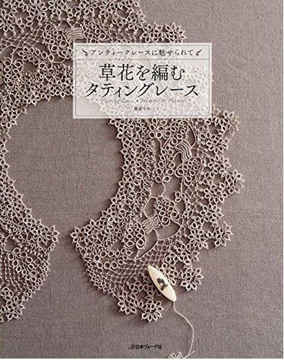 Tatting Lace Knitting Flowers Japanese Tatting Lace Book Etsy