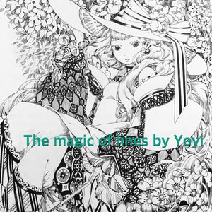 The magic of lines by Yoyi chinese drawing tutorial book image 6