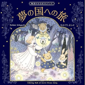 New : Coloring book of secret dream story Japanese colouring book