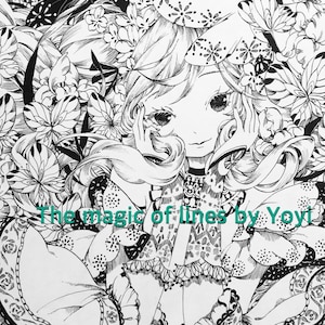 The magic of lines by Yoyi chinese drawing tutorial book image 5