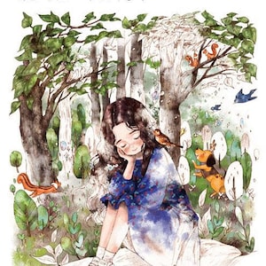 Forest Girls coloring book