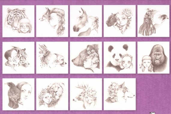 Coloriage Wild 4 By Emmanuelle Colin Etsy