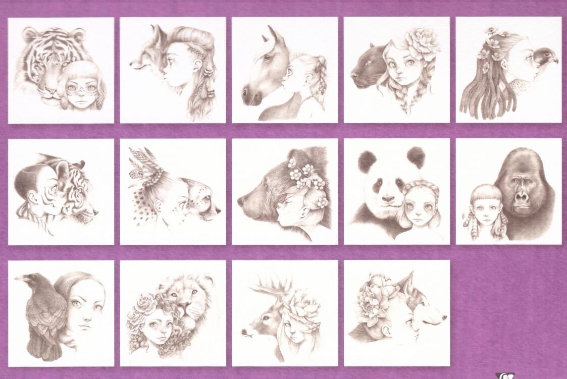 Coloriage Wild 4 エマニュエル・コリン著 - Etsy 日本