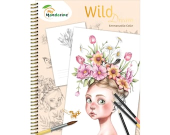 New : Wild dream colouring book by Emmanuelle colin