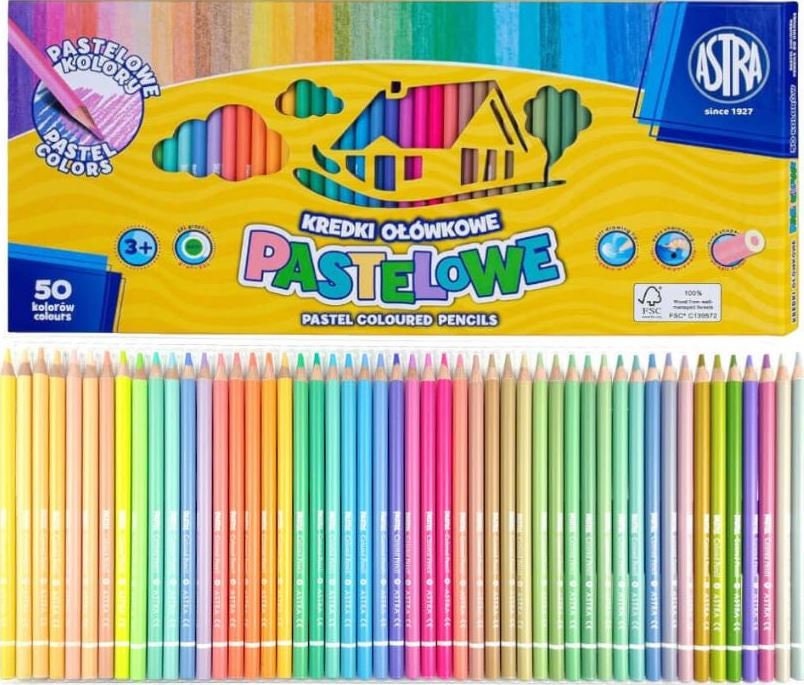 pastelowe pencils