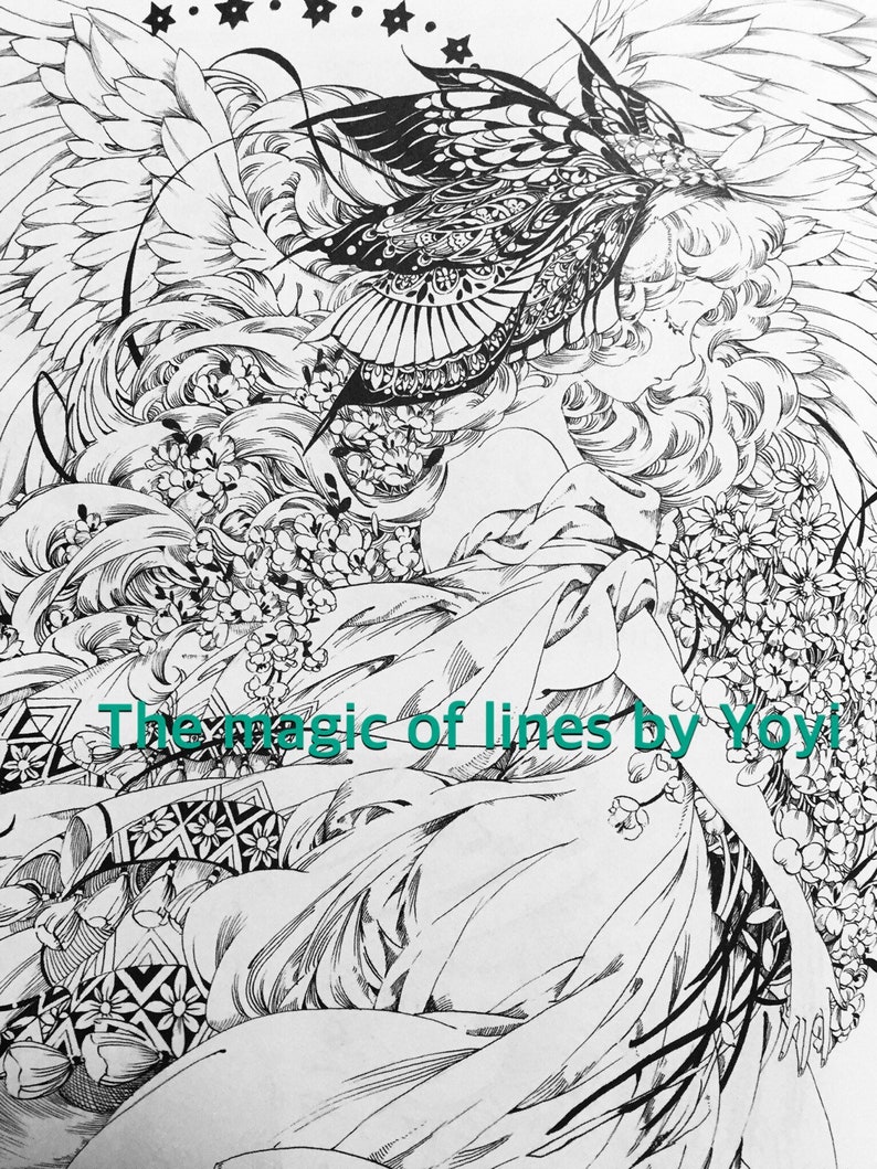The magic of lines by Yoyi chinese drawing tutorial book image 10