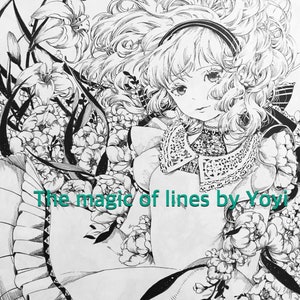 The magic of lines by Yoyi chinese drawing tutorial book image 2