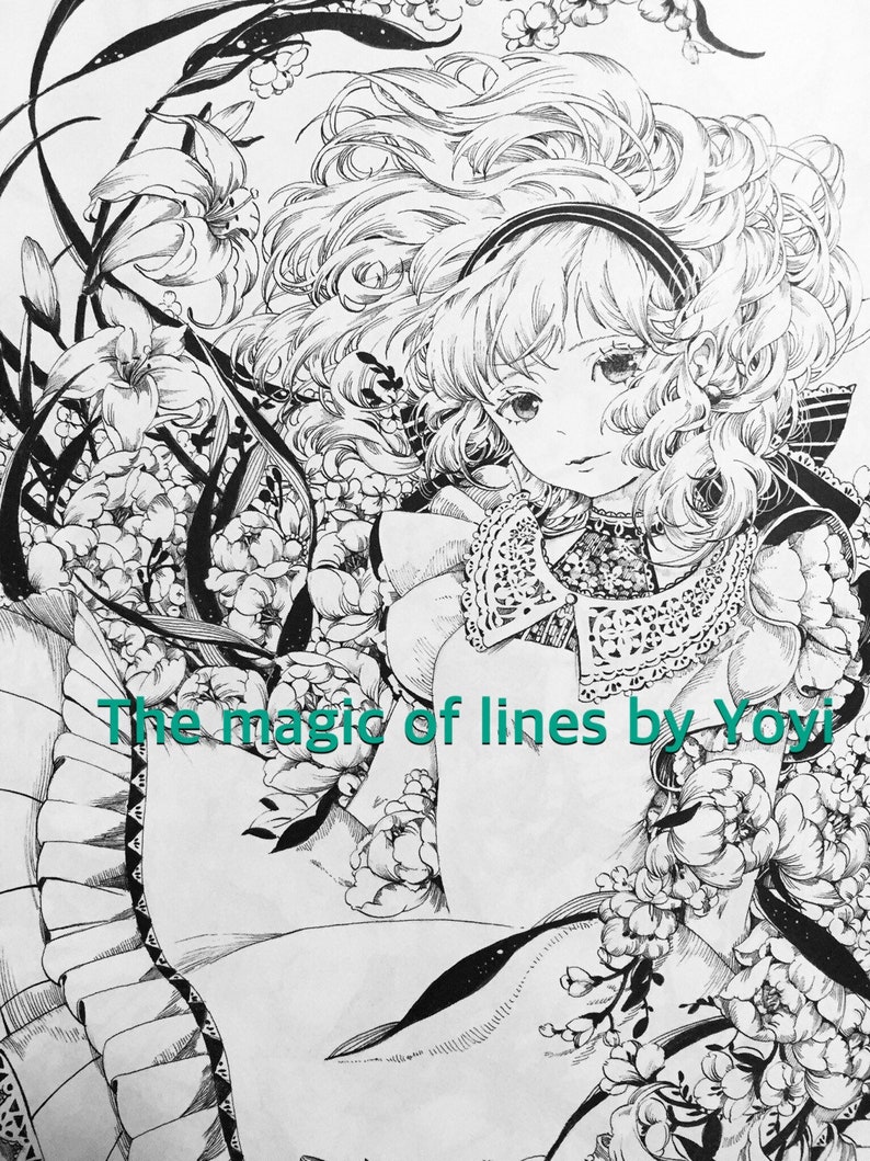 The magic of lines by Yoyi chinese drawing tutorial book image 2